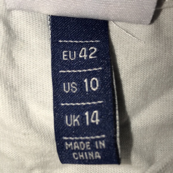 ellesse White Boyfriend T-shirt chest logo US 10 - Picture 6 of 10